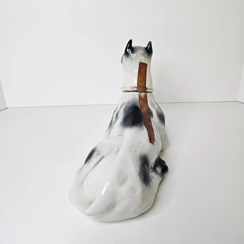 Vintage 1975 Jim Beam Great Dane Decanter Regal Harlequin Dog Bottle KY-DRB-230
